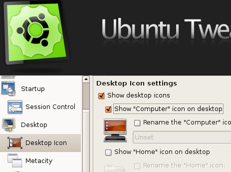 Personalizzare il desktop con Ubuntu Tweak