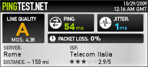 Test ADSL: vedere la qualità della linea con pingtest.net