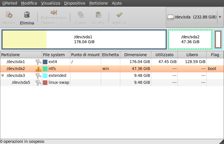 Installare Windows dopo Ubuntu