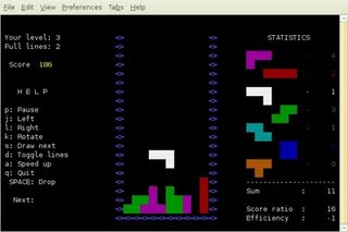 Tint: Tetris nel Terminale di Ubuntu