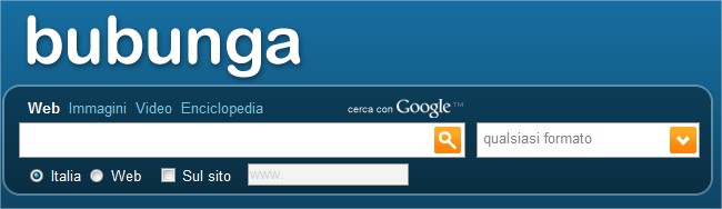 Bubunga: un motore di ricerca semplice semplice