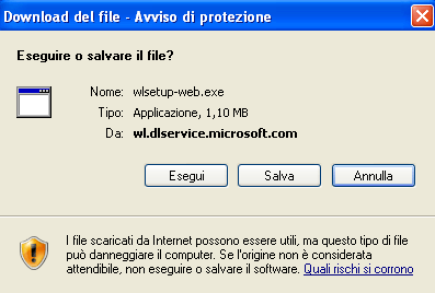Come installare tutti i componenti Windows Live
