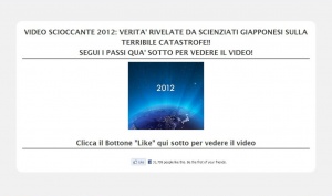 Bufala Facebook: “video scioccante 2012: verità rivelate da scienziati giapponesi sulla terribile catastrofe!!”