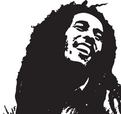 Bob Marley immagine vettoriale