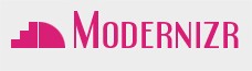 logo Modernizr libreria JavaScript per l'uso di CSS3 ed HTML5