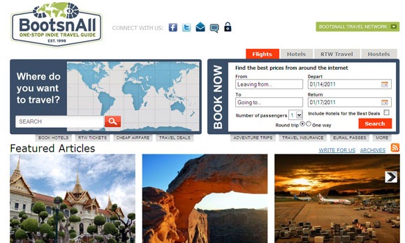 BootsnAll guide turistiche web