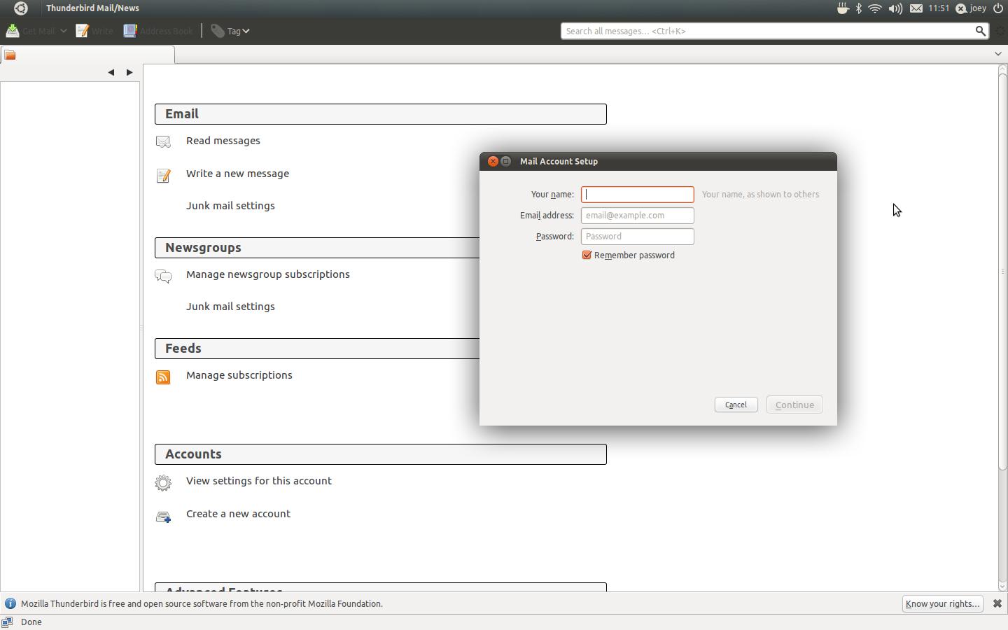 Installare Thunderbird su Ubuntu Linux