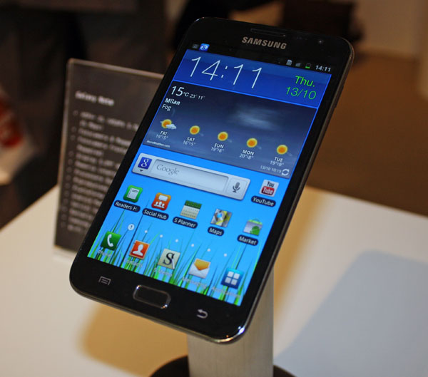 Samsung Galaxy Note ora in Vendita anche in Italia
